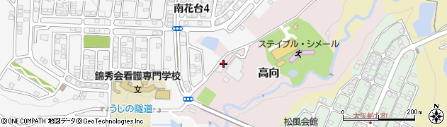 河内長野市役所　衛生処理場周辺の地図