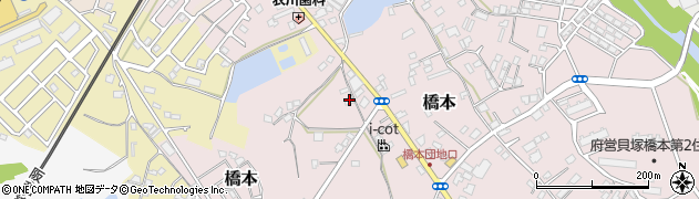 大阪府貝塚市橋本465周辺の地図