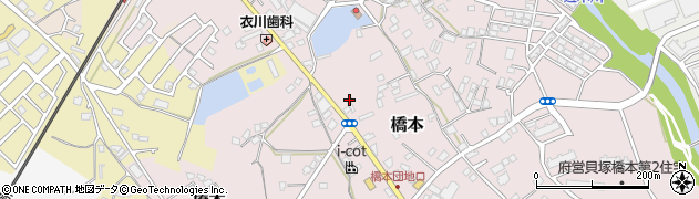 大阪府貝塚市橋本359周辺の地図