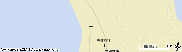 東京都新島村若郷（下山）周辺の地図
