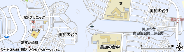 大阪府河内長野市美加の台周辺の地図