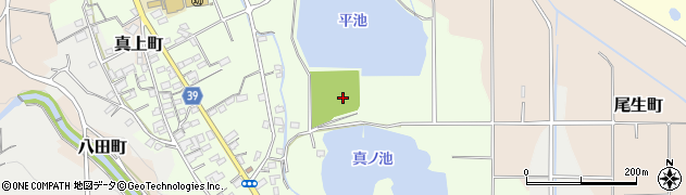 有真香公園周辺の地図
