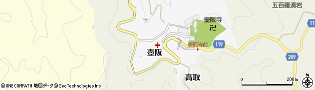 奈良県高市郡高取町壺阪周辺の地図