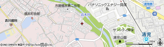 大阪府貝塚市橋本808周辺の地図