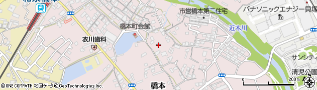 大阪府貝塚市橋本211周辺の地図