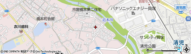 大阪府貝塚市橋本789周辺の地図