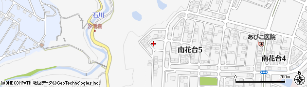 大阪府河内長野市南花台5丁目15周辺の地図