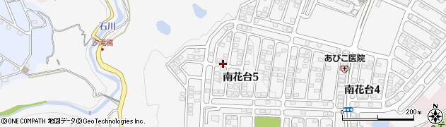 大阪府河内長野市南花台5丁目13周辺の地図