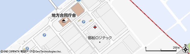 大阪税関大阪外郵出張所受付担当周辺の地図