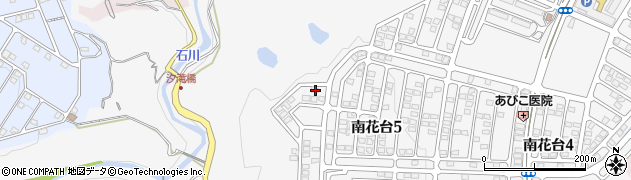 大阪府河内長野市南花台5丁目15-2周辺の地図