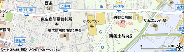 ラフィネゆめタウン東広島店周辺の地図