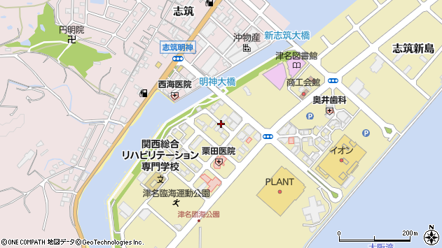 〒656-2132 兵庫県淡路市志筑新島の地図