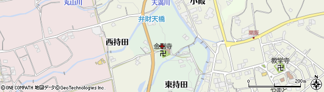 奈良県御所市持田周辺の地図