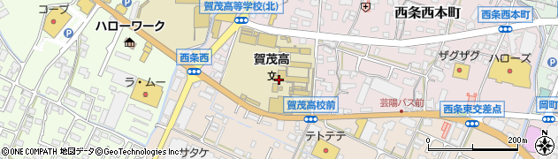 賀茂高等学校周辺の地図