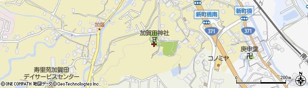 加賀田神社周辺の地図