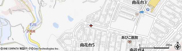 大阪府河内長野市南花台5丁目7-9周辺の地図