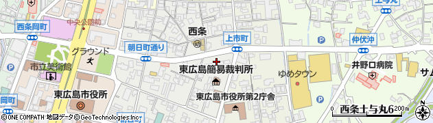 広島県東広島市西条朝日町5周辺の地図