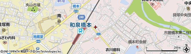 株式会社阪和ロックサービス貝塚周辺の地図