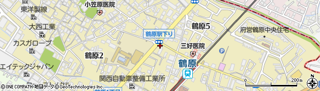 泉佐野鶴原郵便局 ＡＴＭ周辺の地図
