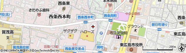 東広島市市民文化センター　アザレアホール周辺の地図