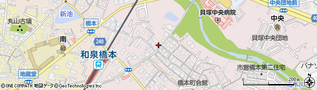 大阪府貝塚市橋本7周辺の地図