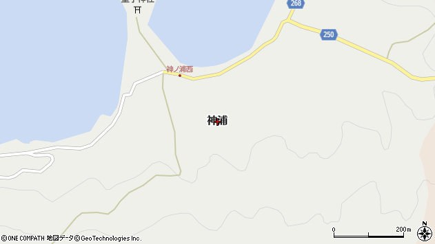 〒761-4308 香川県小豆郡小豆島町神浦の地図