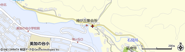 大阪府河内長野市神ガ丘周辺の地図