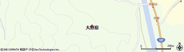 島根県吉賀町（鹿足郡）大野原周辺の地図