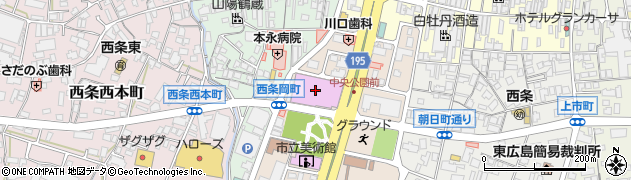 東広島芸術文化ホールくらら　大ホール周辺の地図