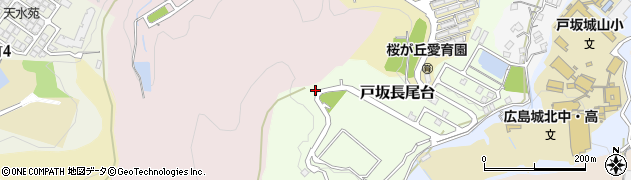 戸坂長尾台第二公園周辺の地図