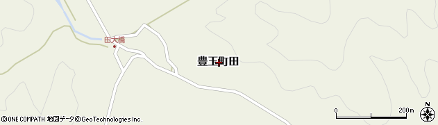 長崎県対馬市豊玉町田周辺の地図