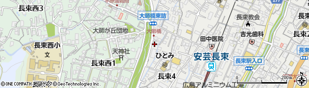 鍵修理の生活救急車　広島市安佐南区・受付センター周辺の地図