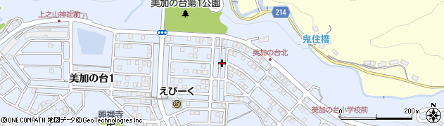 大阪府河内長野市美加の台2丁目周辺の地図