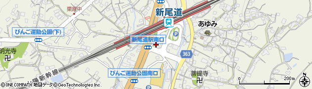 トヨタレンタリース広島新尾道駅前店周辺の地図