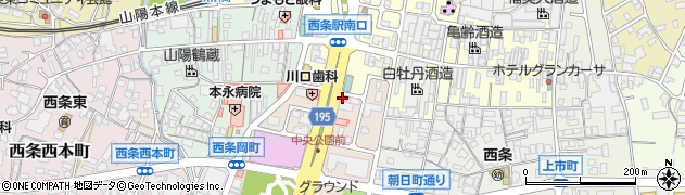 ニッポンレンタカー西条駅前営業所周辺の地図