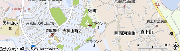 天神山ゾウ公園周辺の地図