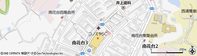 大阪府河内長野市南花台周辺の地図