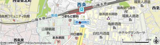 ミライザカ 広島西条駅前店周辺の地図