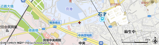 大阪府貝塚市石才549周辺の地図