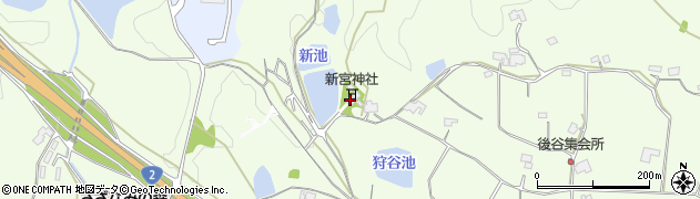 新宮神社周辺の地図
