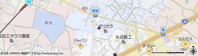 大阪府貝塚市窪田69周辺の地図