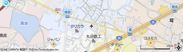 大阪府貝塚市窪田29周辺の地図