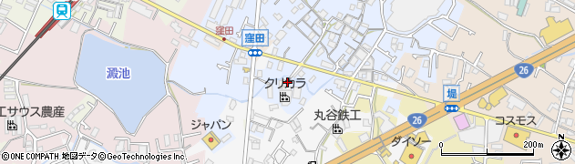 大阪府貝塚市窪田59周辺の地図