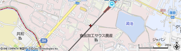 大阪府貝塚市澤89周辺の地図