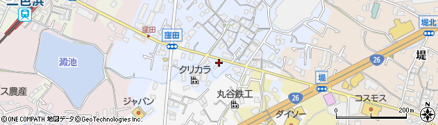 大阪府貝塚市窪田36周辺の地図