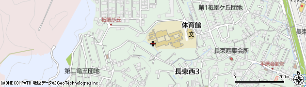 広島県広島市安佐南区長束西周辺の地図