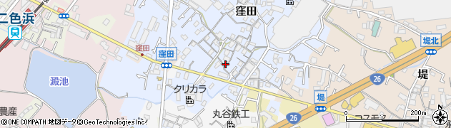 大阪府貝塚市窪田52周辺の地図