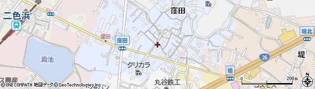 大阪府貝塚市窪田54周辺の地図