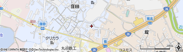 大阪府貝塚市窪田9周辺の地図