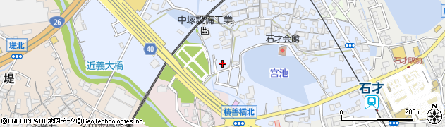 大阪府貝塚市石才389周辺の地図